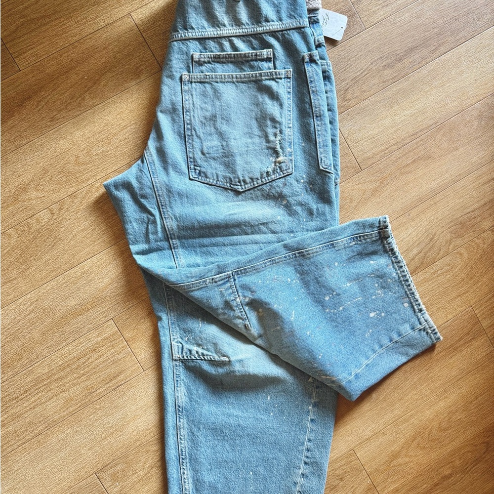 *NWT: Free People We The Free Moxie Pull-On Barrel Jeans - Picture 3 of 4